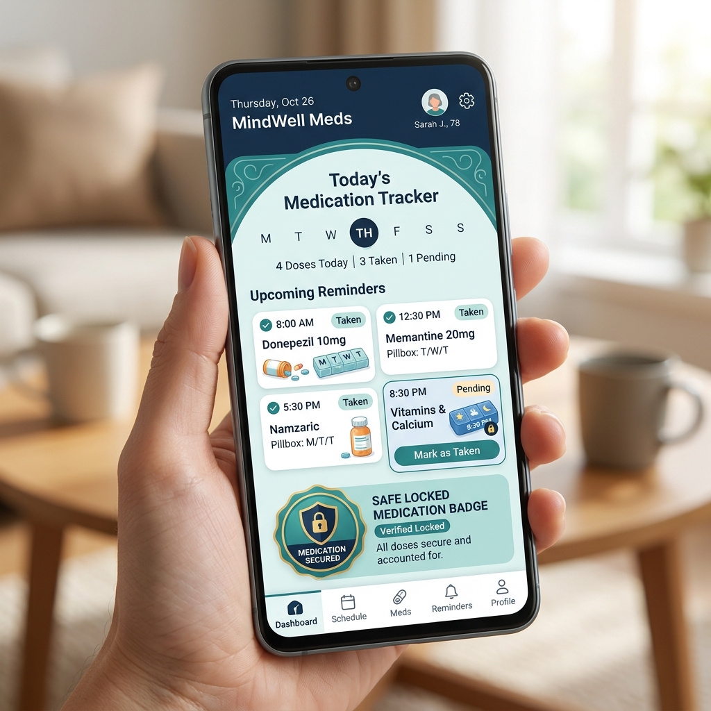 Dementia Medication Tracker App for Families
