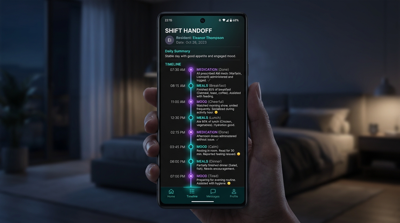 Caregiver Shift Handoff App