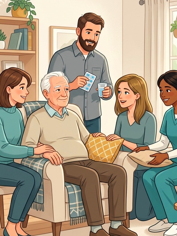 Caregiver App for Siblings Sharing Care of a Parent